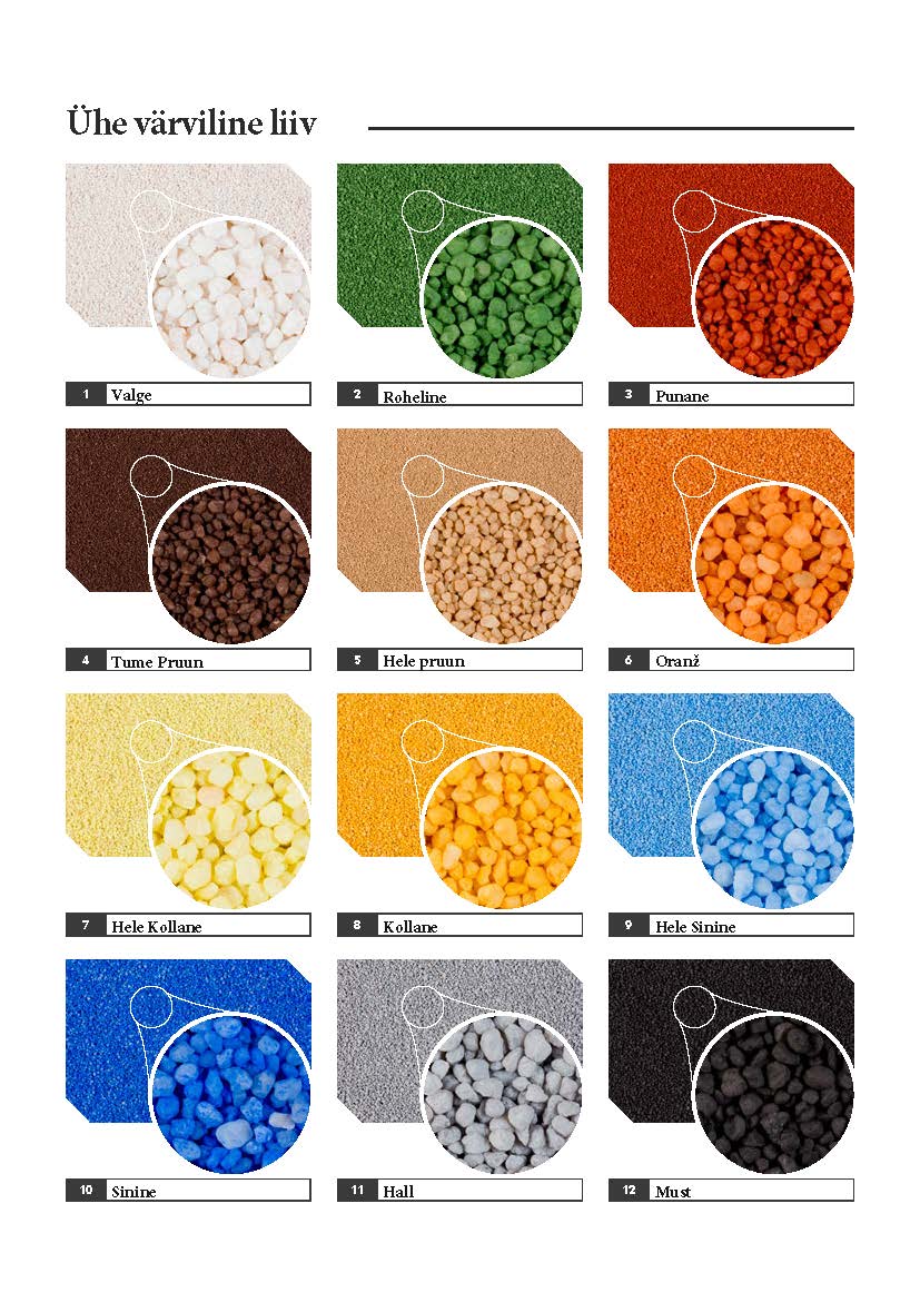 liivatoon ühetooniline liiv